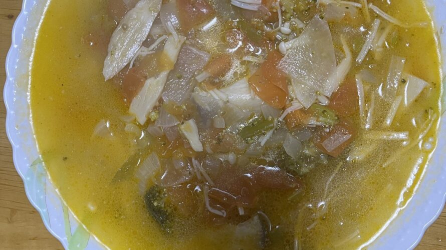 野菜スープを飲むだけであなたも健康になれます。